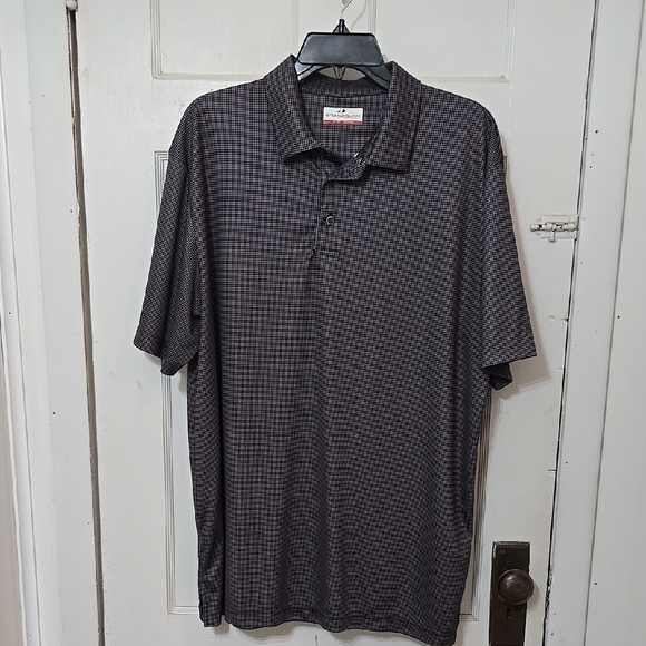 Grand Slam Other - GRANDSLAM MENS XL GREY HOUNDSTOOTH POLO IN EXCELLENT CONDITION